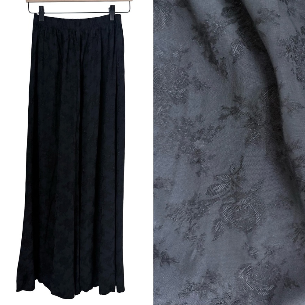 CP Shades Embroidered Skirt Sz M Black